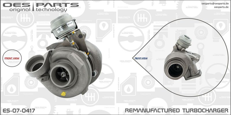 OES PARTS Kompressor,ülelaadimine ES-07-0417